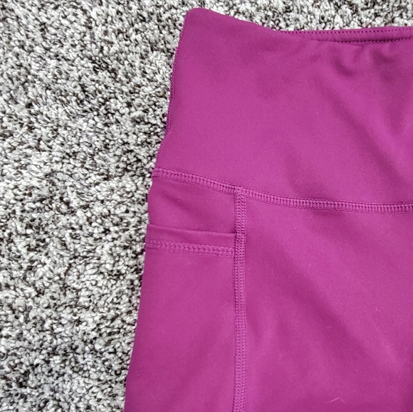 BuffBunny fushia/purple short active shorts - Picture 3 of 5
